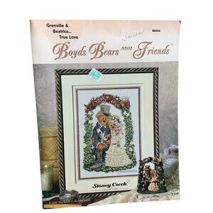 Boyds Bears and Friends Cross Stitch Pattern Leaflet Book Stoney Creek BB006